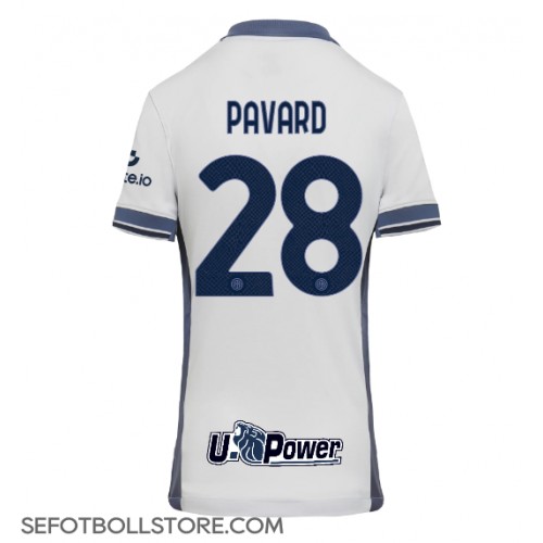 Inter Milan Benjamin Pavard #28 Replika Bortatröja Dam 2024-25 Kortärmad